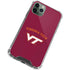 Virginia Tech VT iPhone 12 Pro Clear Case