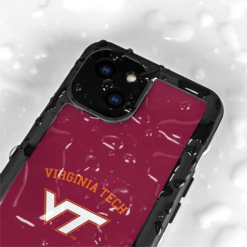 Virginia Tech VT iPhone 13 Mini Waterproof Case