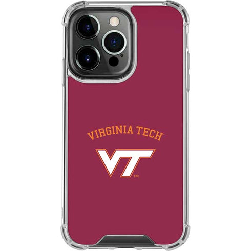 Virginia Tech VT iPhone 13 Pro Clear Case