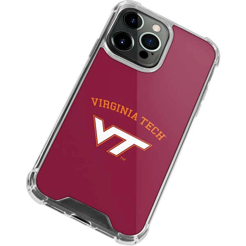 Virginia Tech VT iPhone 13 Pro Clear Case