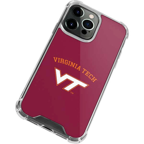 Virginia Tech VT iPhone 13 Pro Max Clear Case
