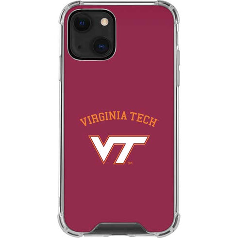 Virginia Tech VT iPhone 14 Plus Clear Case