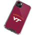 Virginia Tech VT iPhone 14 Plus Clear Case