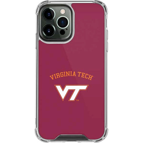 Virginia Tech VT iPhone 15 Pro Max Clear Case