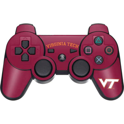 Virginia Tech VT PS3 Dual Shock wireless controller Skin