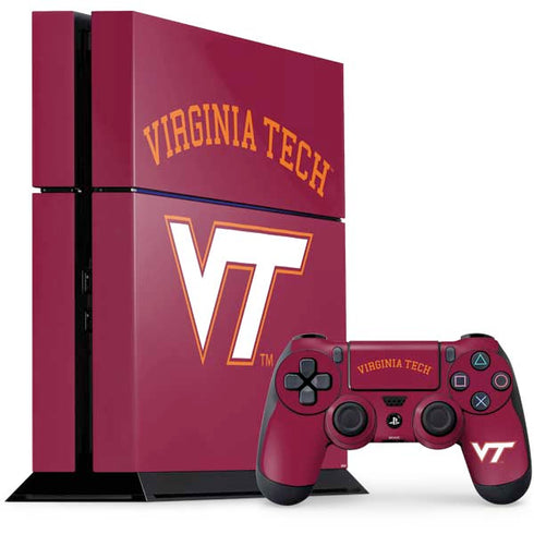 Virginia Tech VT PS4 Console and Controller Bundle Skin