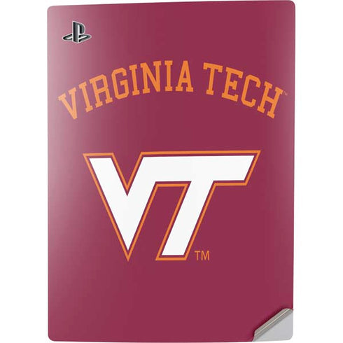 Virginia Tech VT PS5 Digital Edition Console Skin