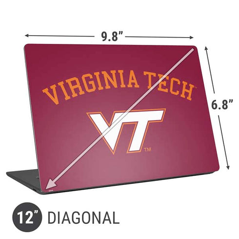 Virginia Tech VT Universal Laptop 12in (9.8 x 6.8in) Skin