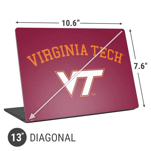Virginia Tech VT Universal Laptop 13in (10.6 x 7.6in) Skin