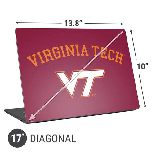 Virginia Tech VT Universal Laptop 17in (13.8 x 10in) Skin