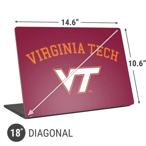 Virginia Tech VT Universal Laptop 18in (14.6 x 10.6in) Skin