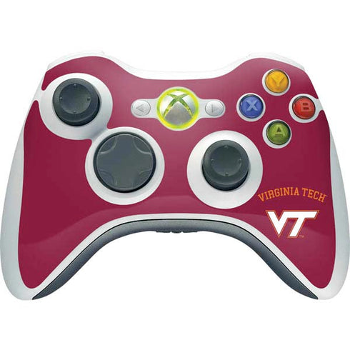 Virginia Tech VT Xbox 360 Wireless Controller Skin
