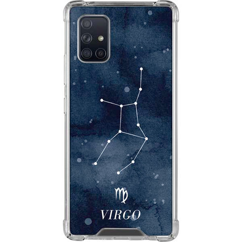 Virgo Constellation Galaxy A71 5G Clear Case