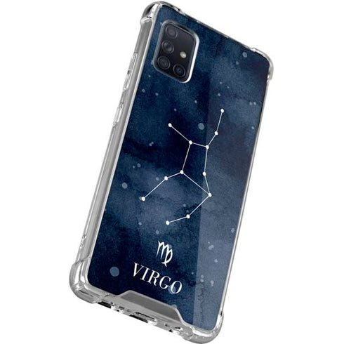 Virgo Constellation Galaxy A71 5G Clear Case