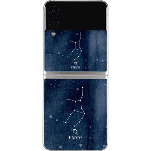 Virgo Constellation Galaxy Z Flip4 5G Skin