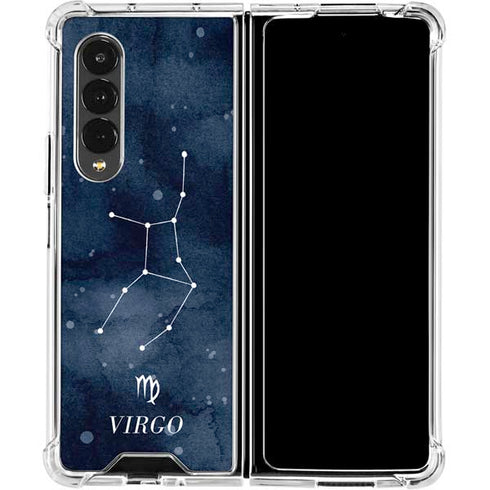 Virgo Constellation Galaxy Z Fold4 5G Clear Case
