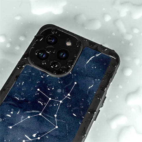 Virgo Constellation iPhone 14 Pro Max Waterproof Case