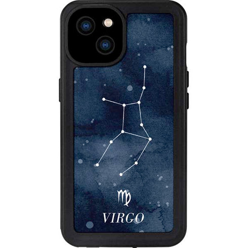 Virgo Constellation iPhone 15 Plus Waterproof Case