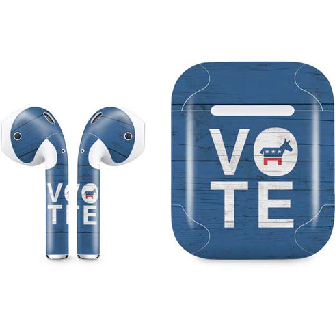 Vote Democrat Apple AirPods Skin