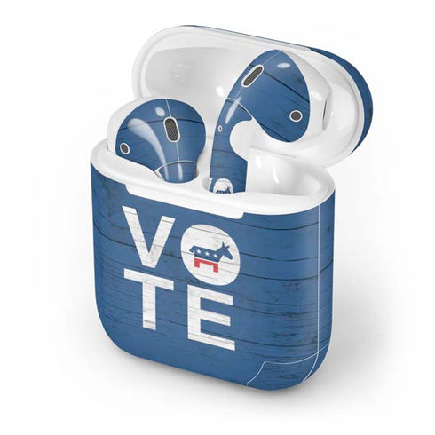 Vote Democrat Apple AirPods Skin