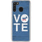 Vote Democrat Galaxy A21 Clear Case