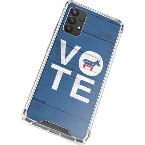 Vote Democrat Galaxy A32 5G Clear Case