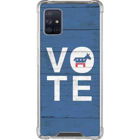 Vote Democrat Galaxy A51 5G Clear Case