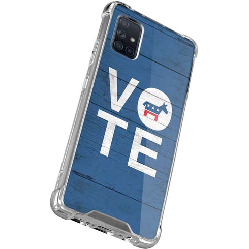 Vote Democrat Galaxy A71 5G Clear Case