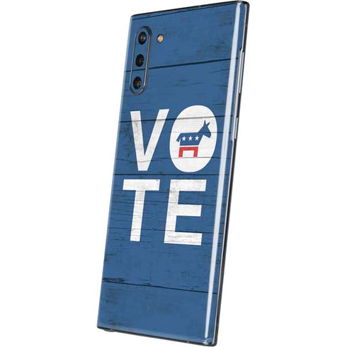 Vote Democrat Galaxy Note 10 Skin