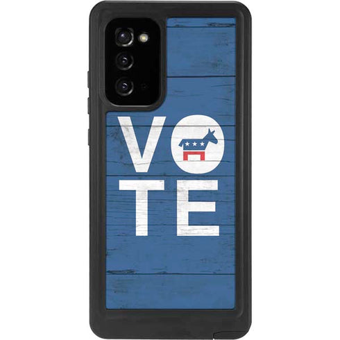 Vote Democrat Galaxy Note20 5G Waterproof Case
