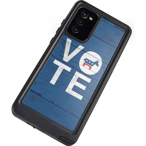 Vote Democrat Galaxy Note20 5G Waterproof Case