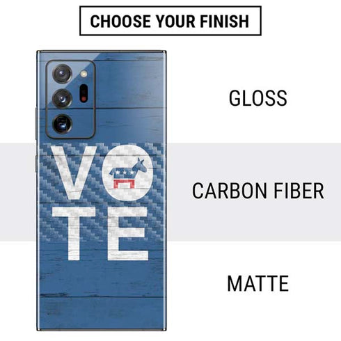 Vote Democrat Galaxy Note20 Ultra 5G Skin