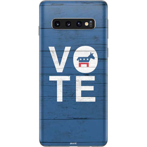 Vote Democrat Galaxy S10 Skin
