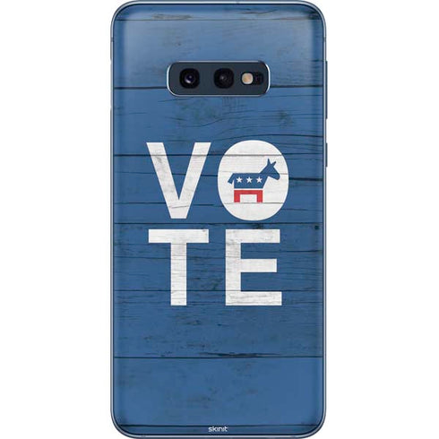 Vote Democrat Galaxy S10e Skin