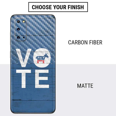 Vote Democrat Galaxy S20 Skin