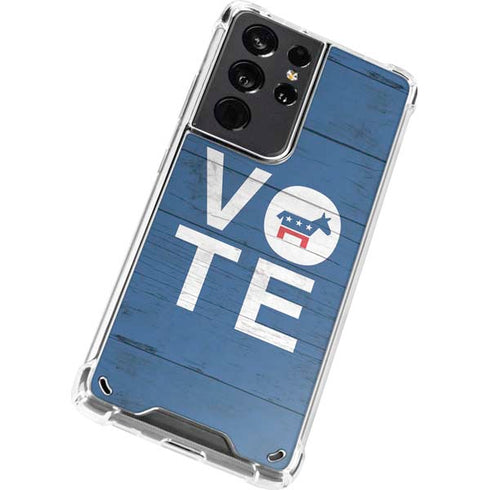 Vote Democrat Galaxy S21 Ultra 5G Clear Case