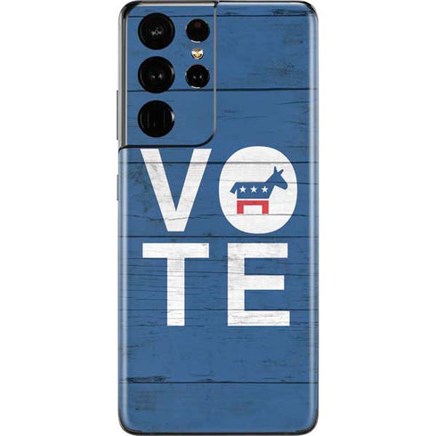 Vote Democrat Galaxy S21 Ultra 5G Skin
