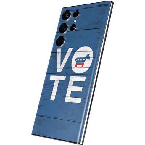 Vote Democrat Galaxy S22 Ultra Skin