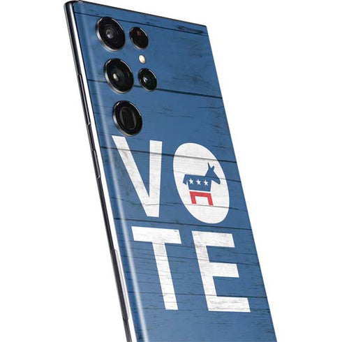 Vote Democrat Galaxy S22 Ultra Skin