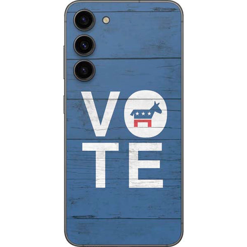 Vote Democrat Galaxy S23 Plus Skin