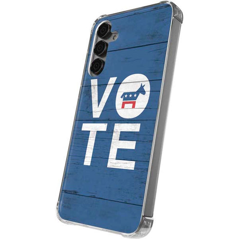 Vote Democrat Galaxy S24 Plus Clear Case