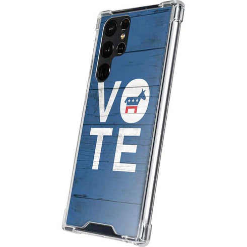 Vote Democrat Galaxy S24 Ultra Clear Case