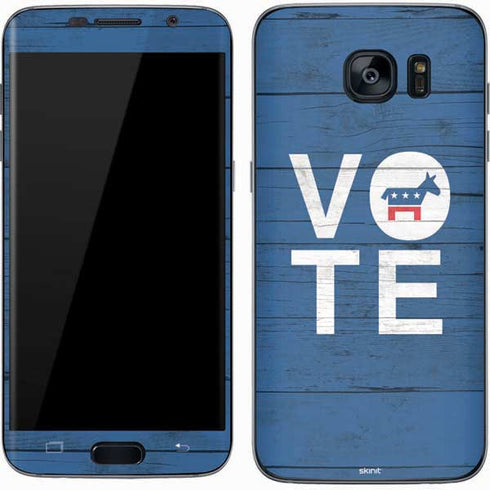 Vote Democrat Galaxy S7 Skin