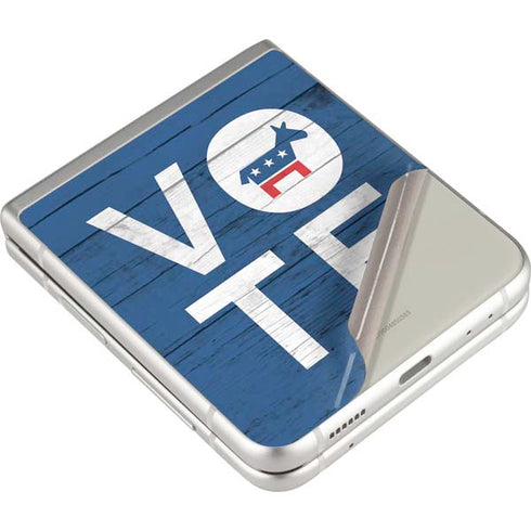 Vote Democrat Galaxy Z Flip3 5G Skin