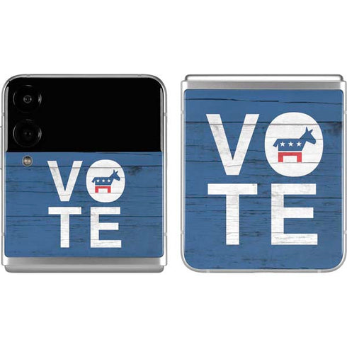 Vote Democrat Galaxy Z Flip4 5G Skin