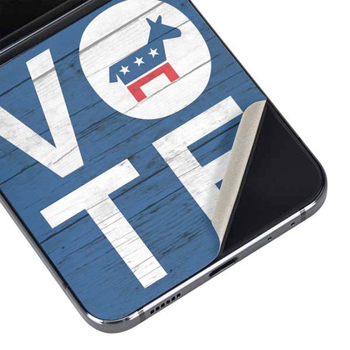 Vote Democrat Galaxy Z Flip5 5G Skin