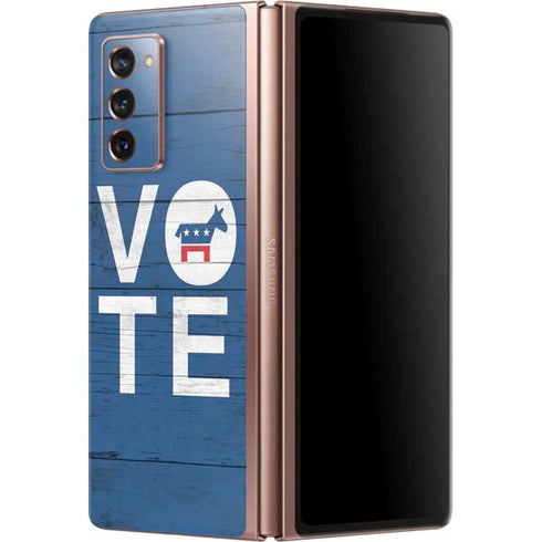 Vote Democrat Galaxy Z Fold2 5G Skin