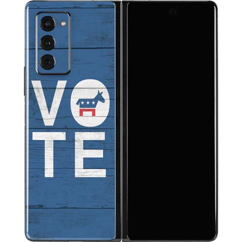 Vote Democrat Galaxy Z Fold2 5G Skin