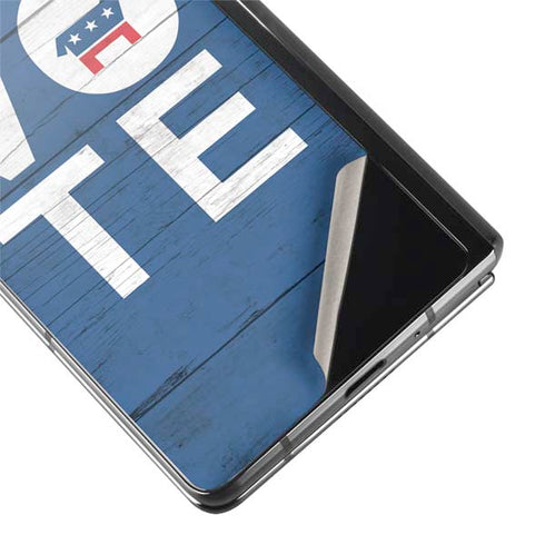 Vote Democrat Galaxy Z Fold2 5G Skin