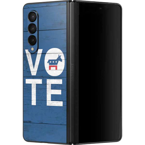 Vote Democrat Galaxy Z Fold3 5G Skin